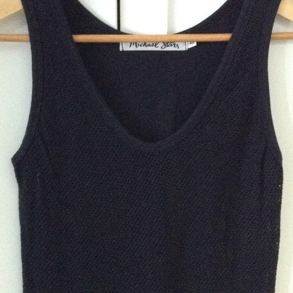 Michael Stars xs black tank dress pristine - Picture 5 of 5